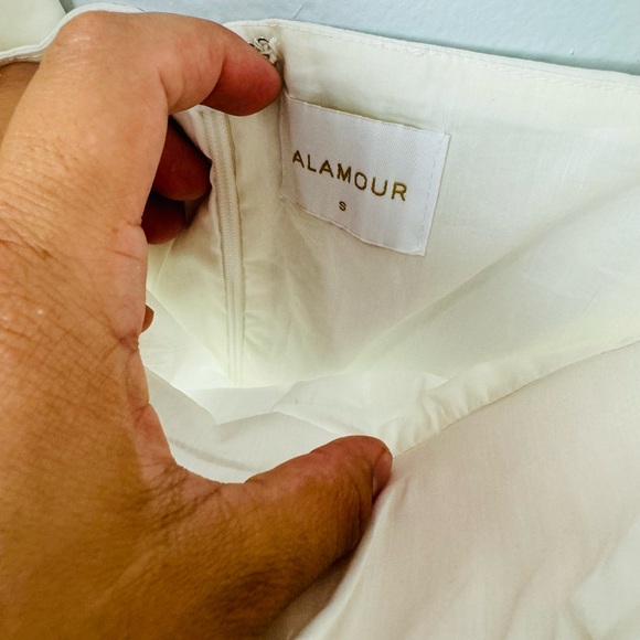 Alamour the Label Katina White Midi  Dress - Picture 6 of 8